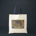 Antieke hartvormige wereldkaart van Peter Apian 15 Tote Bag<br><div class="desc">Vintage illustratie antieke hartvormige wereldkaart door Petrus Apianus,  1520. Deze internationale oude wereldkaart met de continenten en oceanen wordt beschouwd als de eerste kaart waarop de naam Amerika wordt gebruikt. Tipus Orbis Universalis iuxta Ptolemei Cosmographi Traditionem et Americi Vespucii Aliorque Lustrationes a Petro Apiano Leysnico Elucbrat An. Do. MDXX</div>