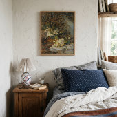 Antieke Hellebore Tuinmuurposter Poster
