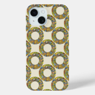 Antieke Hemelkaart, Astrologische Dierenriem iPhone 15 Case
