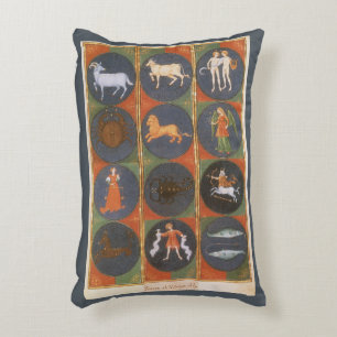 Antieke Hemelkaart, Astrologische Dierenriemkaart, Accent Kussen