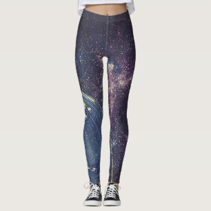 Antieke Hemelkaart Leggings