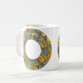 Antieke Hemellichamen, Astrologische Dierenriem Wi Koffiemok (Voorkant links)