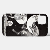 Antieke Hemelse Maan Godin & Grote Beer Case-Mate iPhone Case (Achterkant (horizontaal))