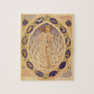 Antieke Hemelse Zodiakus Grafiek, Vintage Astrolog Legpuzzel