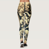 Antieke Hemelse Zon & Maan Leggings (Achterkant)