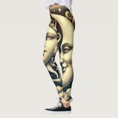 Antieke Hemelse Zon & Maan Leggings (Links)