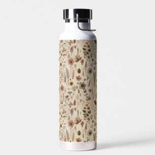 Antieke Herbarium Geperste Bloem Botanisch Water Waterfles