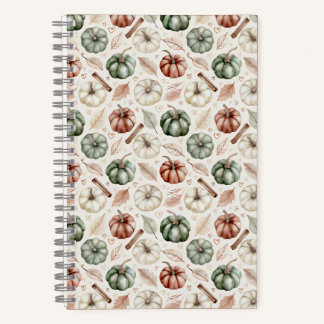 Antieke herfstbladeren en kaneel – Vintage herfst Notitieboek
