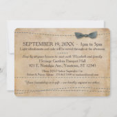 Antieke herinneringen | Uitnodiging voor drie foto (Achterkant)