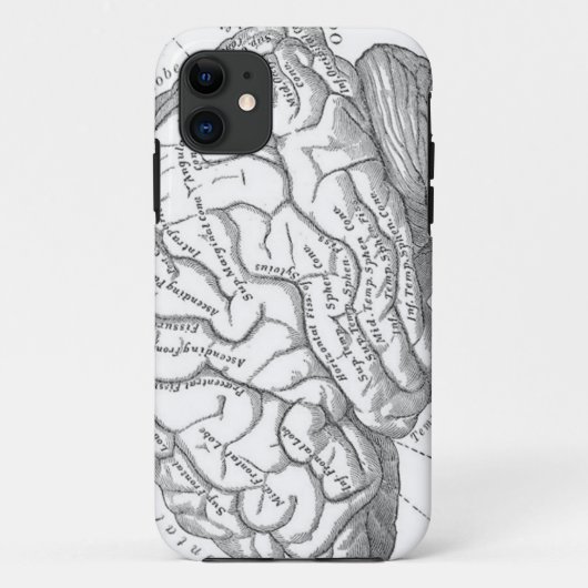 Antieke Hersenanatomie Case-Mate iPhone Case (Achterkant)