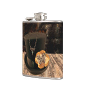 Antieke Hoed Fles voor Drinken Heupfles (Links)