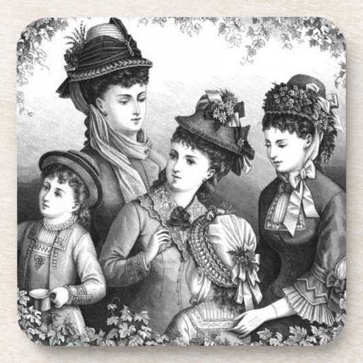 Antieke Hoeden Kurk Onderzetter (Voorkant)