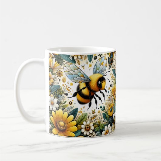 Antieke Hommels Koffiemok (Links)