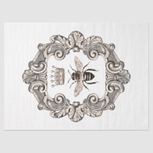 Antieke Honey Bee Serie Design 17 Tissuepapier