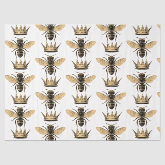 Antieke Honey Bee Serie Design 18 Tissuepapier (Voorkant)