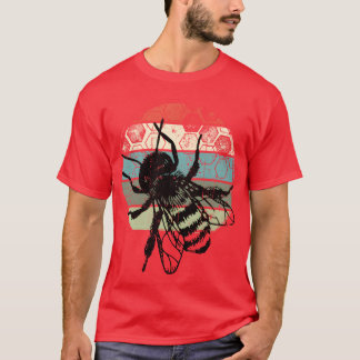 Antieke honing imker bijenteelt jongen t-shirt