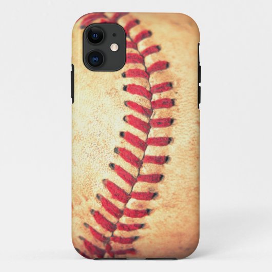 Antieke honkbal Case-Mate iPhone case (Achterkant)