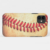 Antieke honkbal Case-Mate iPhone case (Achterkant (horizontaal))