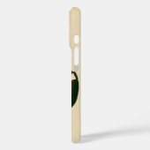 Antieke honkbalspeler, catcher met handschoen Case-Mate iPhone case (Achterkant / Links)