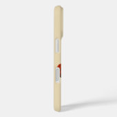 Antieke honkbalspeler, catcher met handschoen Case-Mate iPhone case (Achterkant / Rechts)