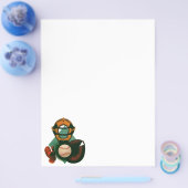 Antieke honkbalspeler, catcher met handschoen flyer (Enkel)