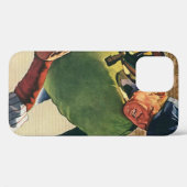 Antieke honkbalspeler, de scheidsrechter Case-Mate iPhone case (Achterkant (horizontaal))
