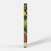 Antieke honkbalspeler, de scheidsrechter iPhone hoesje (Rechterkant)