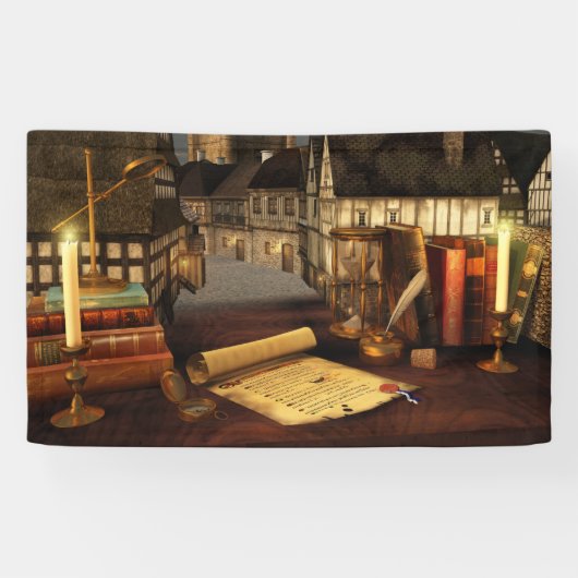 Antieke horizonten banner (Horizontaal)