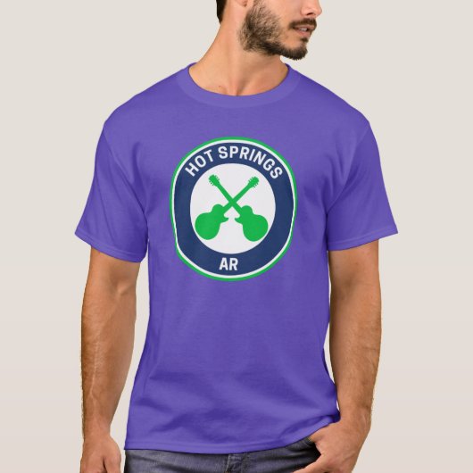 Antieke Hot Springs Arkansas T-shirt (Voorkant)