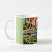 Antieke Houston Texas ansichtkaart Koffiemok (Links)