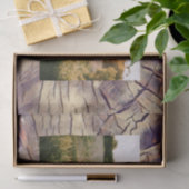 Antieke houten boomstam achtergrond aanpasbaar tissuepapier (Geschenk)