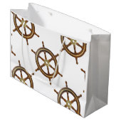 Antieke Houten Helm Groot Cadeauzakje (Voorkant Gekanteld)
