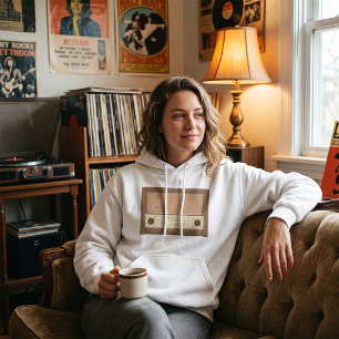 Antieke houten radio uit de jaren 40 hoodie