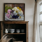 Antieke Hydrangea Stilleven Poster