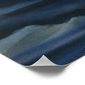 Antieke ijsbeer, arctische zeedieren dieren poster (Hoek)