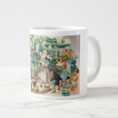 Antieke Illustratie Puck's Kerstboom, 1902 Grote Koffiekop (Voorkant rechts)