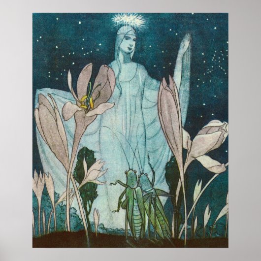 Antieke illustratie van Else Wenz Vietor Poster (Voorkant)