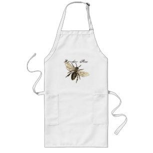 Antieke illustratie van werkbij - vintage insect lang schort