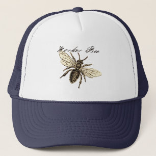 Antieke Illustratie van Werkbij - Vintage Insect Trucker Pet