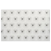 Antieke illustratie van zwarte en witte spin stof (Fat Quarter)