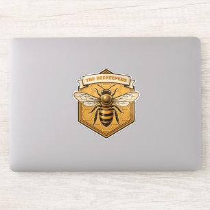 Antieke Imker Bijen Erfgoed Club Sticker