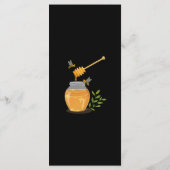 Antieke Imker Honingbij Menu (Achterkant)