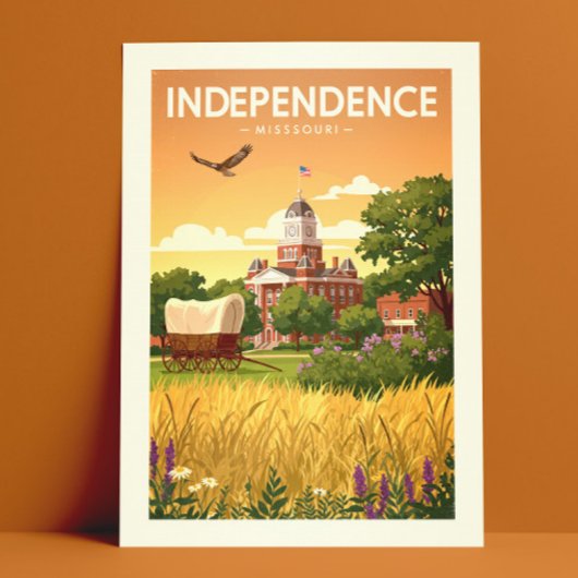 Antieke Independence Missouri Briefkaart