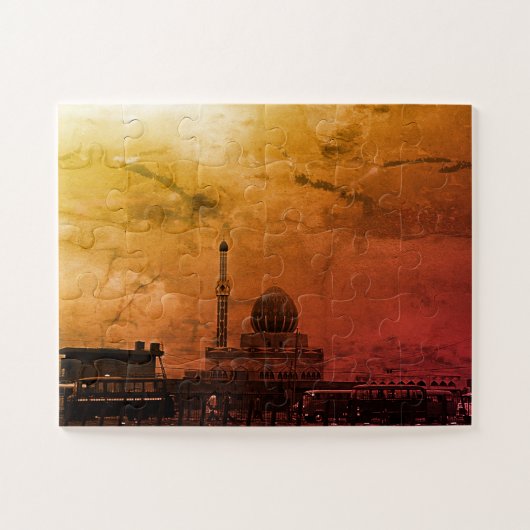 Antieke Irak Bagdad Buniya Moskee Legpuzzel (Horizontaal)