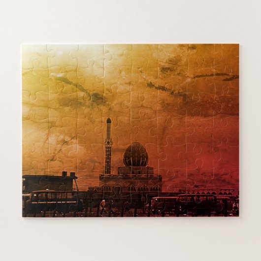 Antieke Irak Bagdad Buniya Moskee Legpuzzel (Horizontaal)