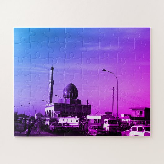 Antieke Irak Bagdad Buniya Moskee Legpuzzel (Horizontaal)