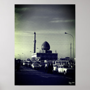 Antieke Irak Bagdad Buniya-moskee Poster