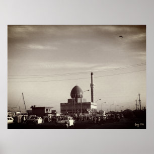 Antieke Irak Bagdad Buniya-moskee Poster