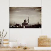 Antieke Irak Bagdad Buniya-moskee Poster (Keuken)