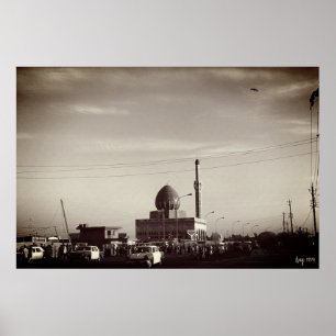 Antieke Irak Bagdad Buniya-moskee Poster